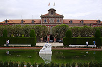 Visita al Monestir de Sant Cugat Parlament de Catalunya
