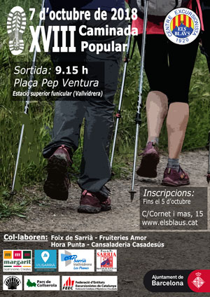 Caminada Popular 2018 Cartell 2018