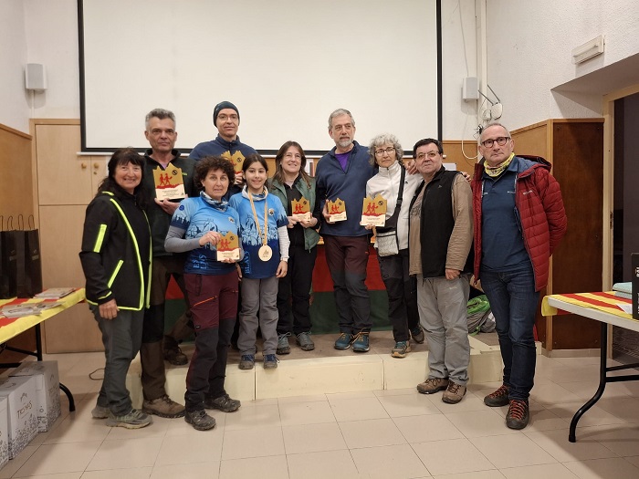 Entrega de premis de la 25a Copa Catalana de Marxes Tècniques de la FEEC