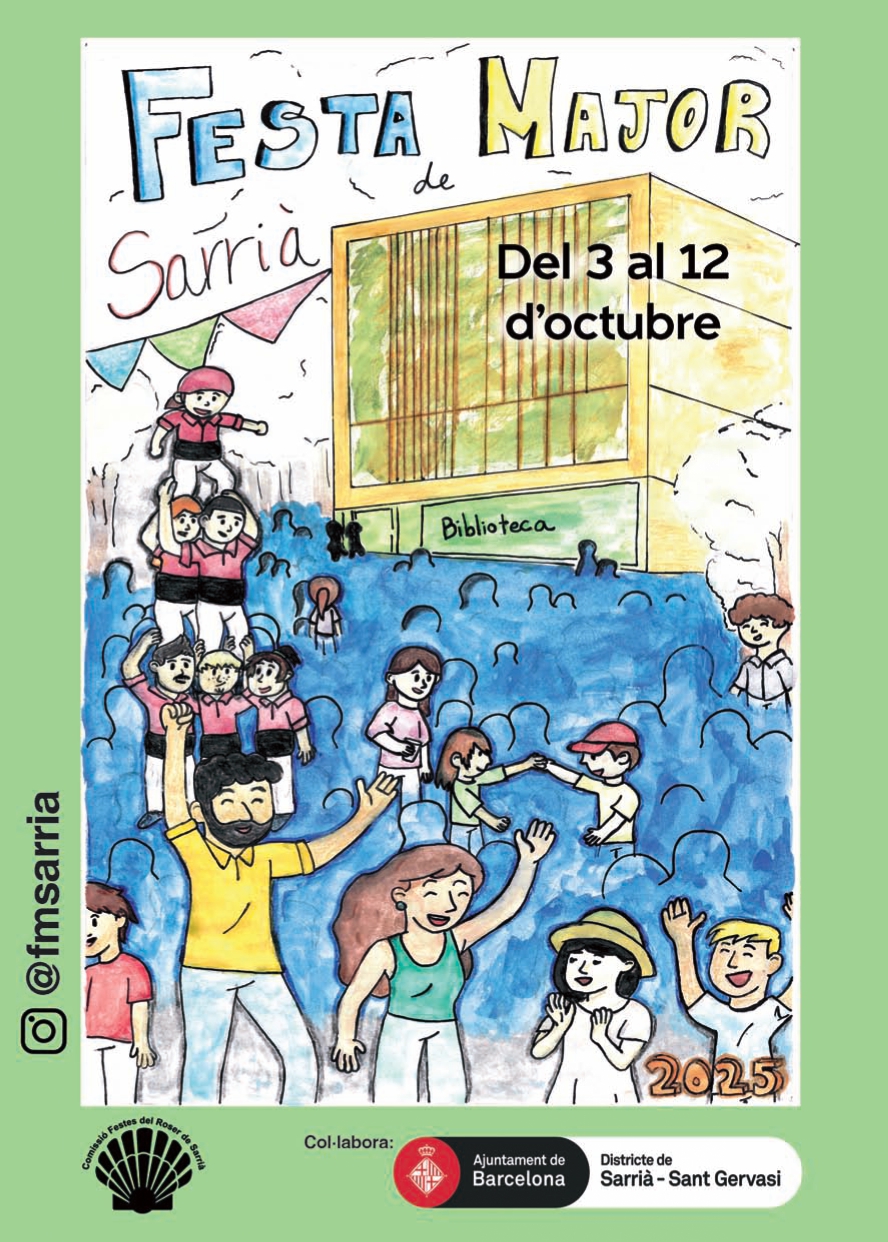 Festa Major de Sarrià 2025 | Les nostres activitats